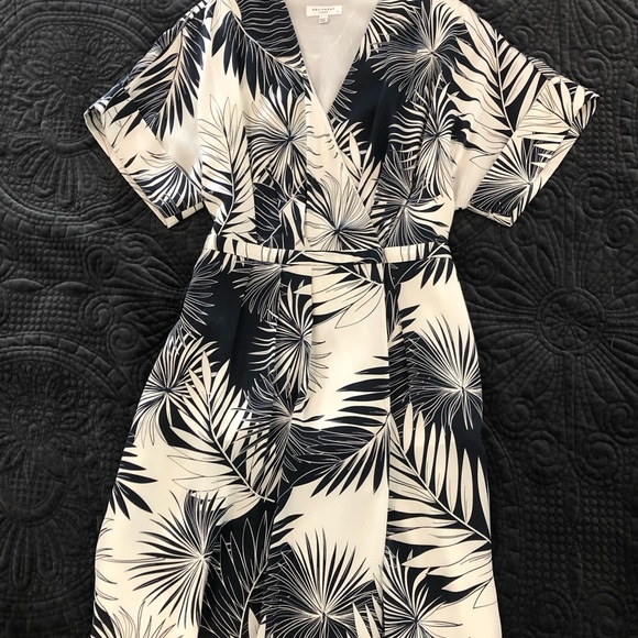 Equipment | Dresses | Equipment Silk Tavine Palm Print Wrap Dress | Poshmark